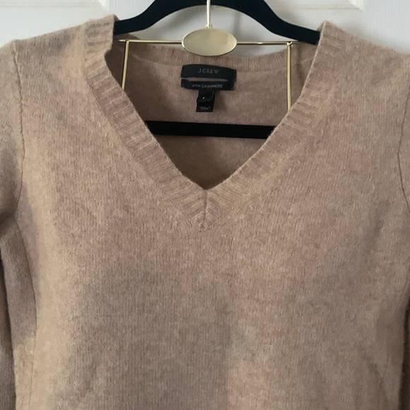 J. Crew Tan Cashmere/Wool Blend Sweater Size S - Picture 2 of 11